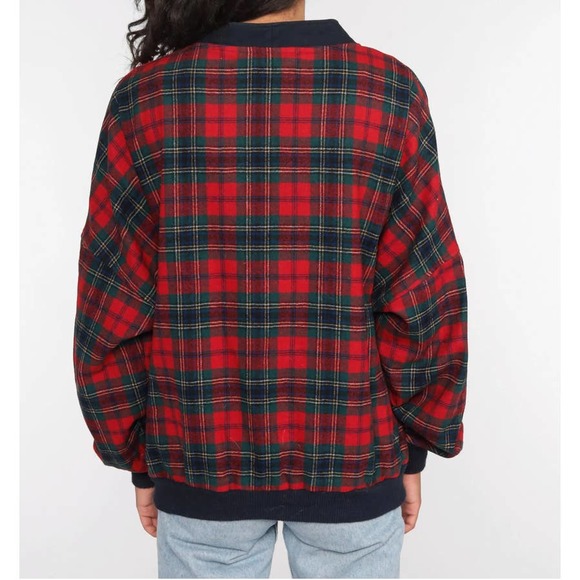 Vintage Pendleton Wool Royal Stewart Tartan Plaid Cardigan - Picture 2 of 8